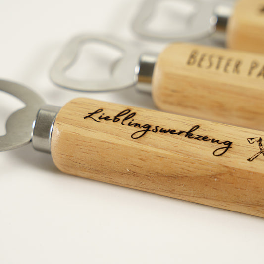 Personalisierter Flaschenöffner mit Gravur