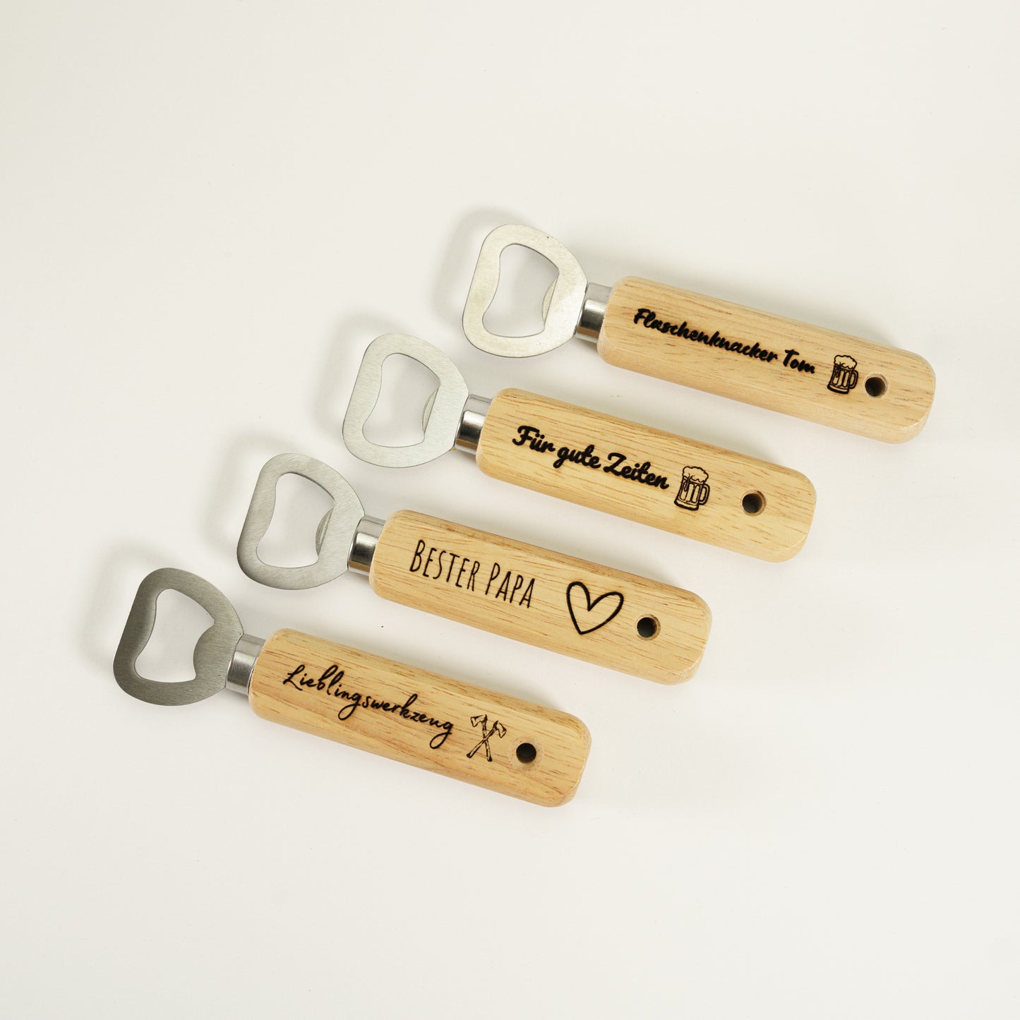 Personalisierter Flaschenöffner mit Gravur
