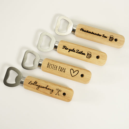 Personalisierter Flaschenöffner mit Gravur